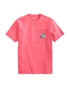 Vineyard Vines Florida Lifeguard Whale Short Sleeve Pocket Tee