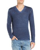 John Varvatos Star Usa Faded V-neck Pullover Sweater