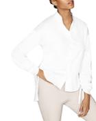 B New York Conscious Pleat Sleeve Button Down