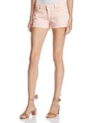 Dl1961 Renee Cutoff Denim Shorts In Hibiscus