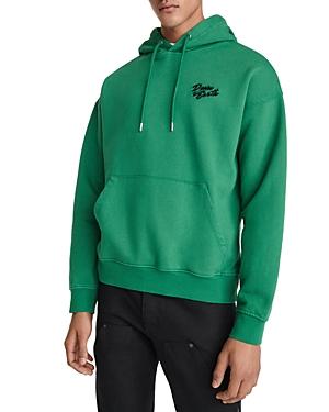 The Kooples Cotton Fleece Embroidered Hoodie