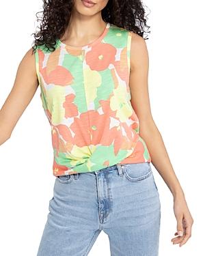 Sanctuary Printed Twist Front Top