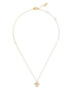 Kate Spade New York Precious Pansy Heart & Clover Pendant Necklace, 17-20