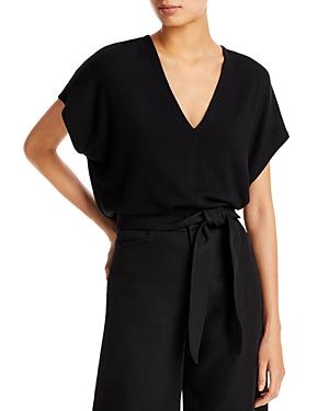 Vince Double V Neck Top