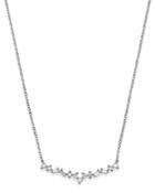Bloomingdale's Diamond Scatter Bar Necklace In 14k White Gold, 0.20 Ct. T.w. - 100% Exclusive