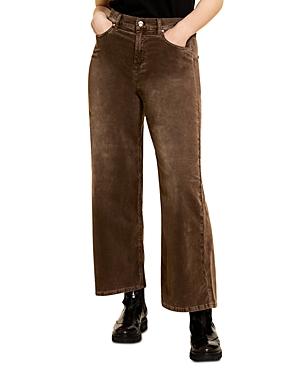 Marina Rinaldi Rapa Straight Leg Jeans In Brown