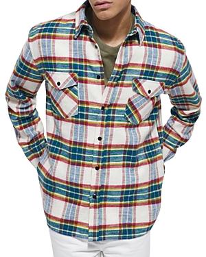 The Kooples Multicolor Plaid Flannel Shirt