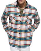 The Kooples Multicolor Plaid Flannel Shirt