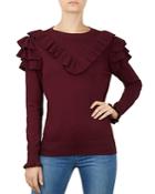 Ted Baker Yowsie Ruffle-trimmed Sweater