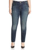 Lucky Brand Plus Emma Faded Straight Leg Jeans In Tiburon