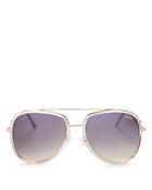 Quay Women's Needing Fame Aviator Sunglasses, 60mm