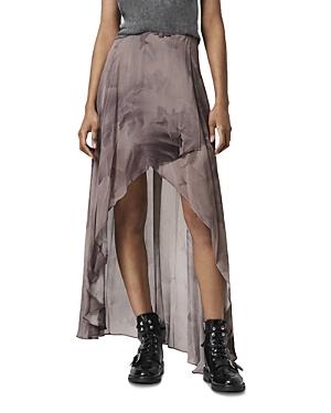 Allsaints Slivina Nubila High/low Skirt