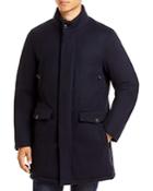 Corneliani Shearling Neck Warmer Car Coat
