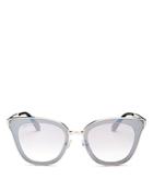 Jimmy Choo Lory Mirrored Cat Eye Sunglasses, 67mm