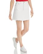 Levi's High-rise Iconic Denim Skirt In Pearly White