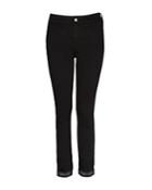 Jen7 By 7 For All Mankind Straight Ankle Jeans In Black