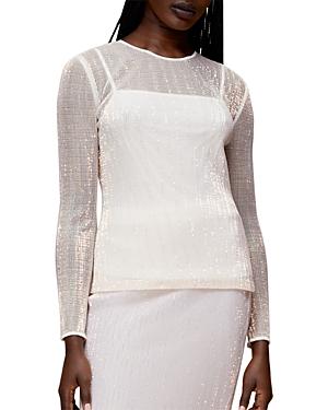 Whistles Sarai Sequined Top