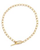 Allsaints Chain Link Toggle Necklace, 15