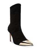 Schutz Women's Luh Cap Toe High Heel Boots