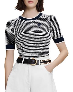 Maje Momao Striped Sweater