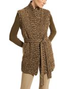 Michael Kors Hand Knit Cashmere Belted Vest