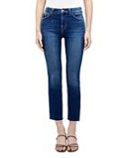 L'agence Sada High Rise Crop Slim Jeans In Crescent