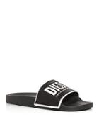 Diesel Men's Sa-valla Logo Slide Sandals