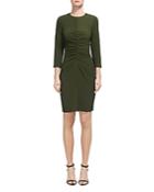 Whistles Lydia Ruched Dress