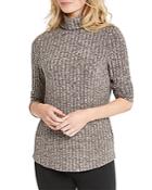 Nic + Zoe Champion Textured Turtleneck Sweater