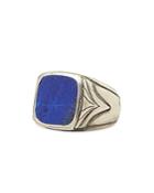 John Varvatos Men's Sterling Silver Stones Lapis Lazuli Ring