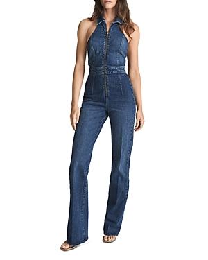 Reiss Pennie Denim Jumpsuit