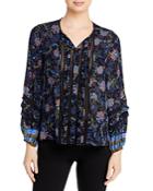 Kobi Halperin Brynn Lace Inset Top