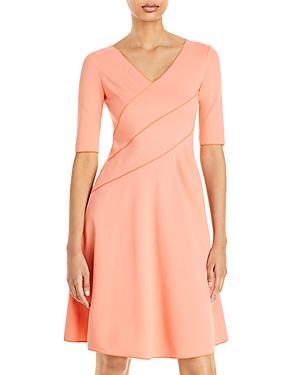 Emporio Armani V Neck Milano Jersey Dress