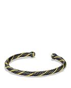 David Yurman Black & Gold Cable Bracelet