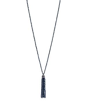 Aqua Tassel Pendant Necklace, 36 - 100% Exclusive