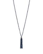 Aqua Tassel Pendant Necklace, 36 - 100% Exclusive