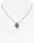 Freida Rothman Circular Diamond Pendant Necklace, 15
