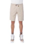 Eleventy Cotton & Linen Regular Fit Pleated Jogger Shorts