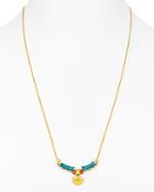 Chan Luu Turquoise Mix Pendant String Necklace, 35