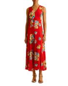 Lauren Ralph Lauren Floral Print Sleeveless Dress