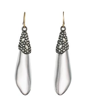 Alexis Bittar Crystal Cluster Drop Earrings
