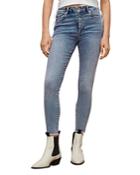 Allsaints Miller Sizeme Mid Rise Skinny Jeans In Tinted Indigo