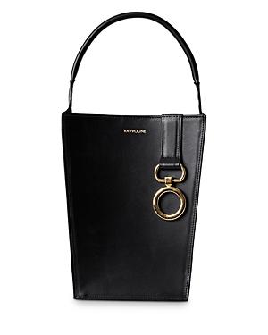 Vavvoune Mishe Medium Leather Crossbody Bag