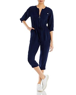 Sundry Three Quarter Sleeve Jumpsuit