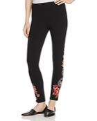 Johnny Was Malui Floral Embroidered Leggings
