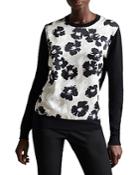 Ted Baker Preeda Printed Front Sweater