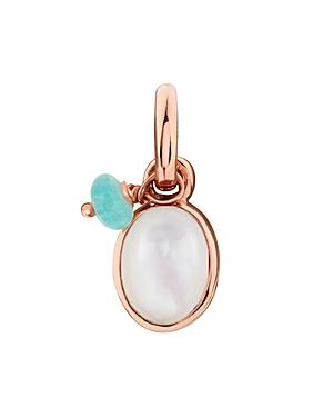 Tous Tiny Mother-of-pearl & Amazonite Pendant