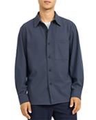 Theory Clyfford Precision Ponte Relaxed Fit Overshirt