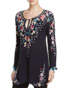 Johnny Was Floral Embroidered Peasant Tunic