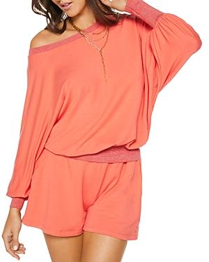 Ramy Brook Hilary Metallic Trim Top